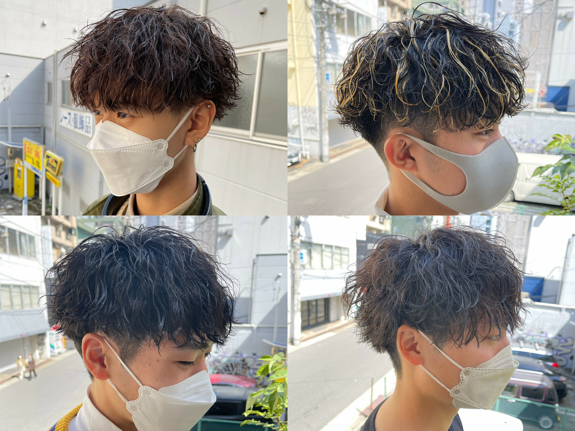 高い満足度を誇るbecome mens hairのパーマ